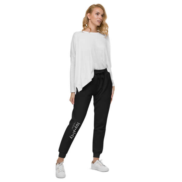 Christian De'Mar " loy•al•ty" Unisex fleece sweatpants